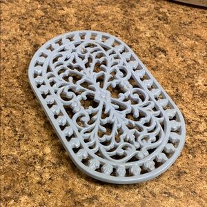 Decorative Blue Trivet